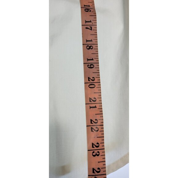 Lilly Pulitzer Women’s Beige Button Up Shirt Size 8 Long Sleeve 100% Cotton Blou - Picture 7 of 9